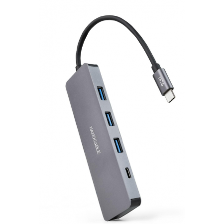 HUB USB 3.0 4 Portas (3x USBA + 1x USBC)
